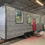 Entertainer Deluxe Tiny Home + Kitchen in the Gooseneck010