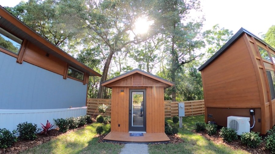 Escape Space Thoreau-like Micro Cabin at Escape Tampa Bay Tiny House Village 0011