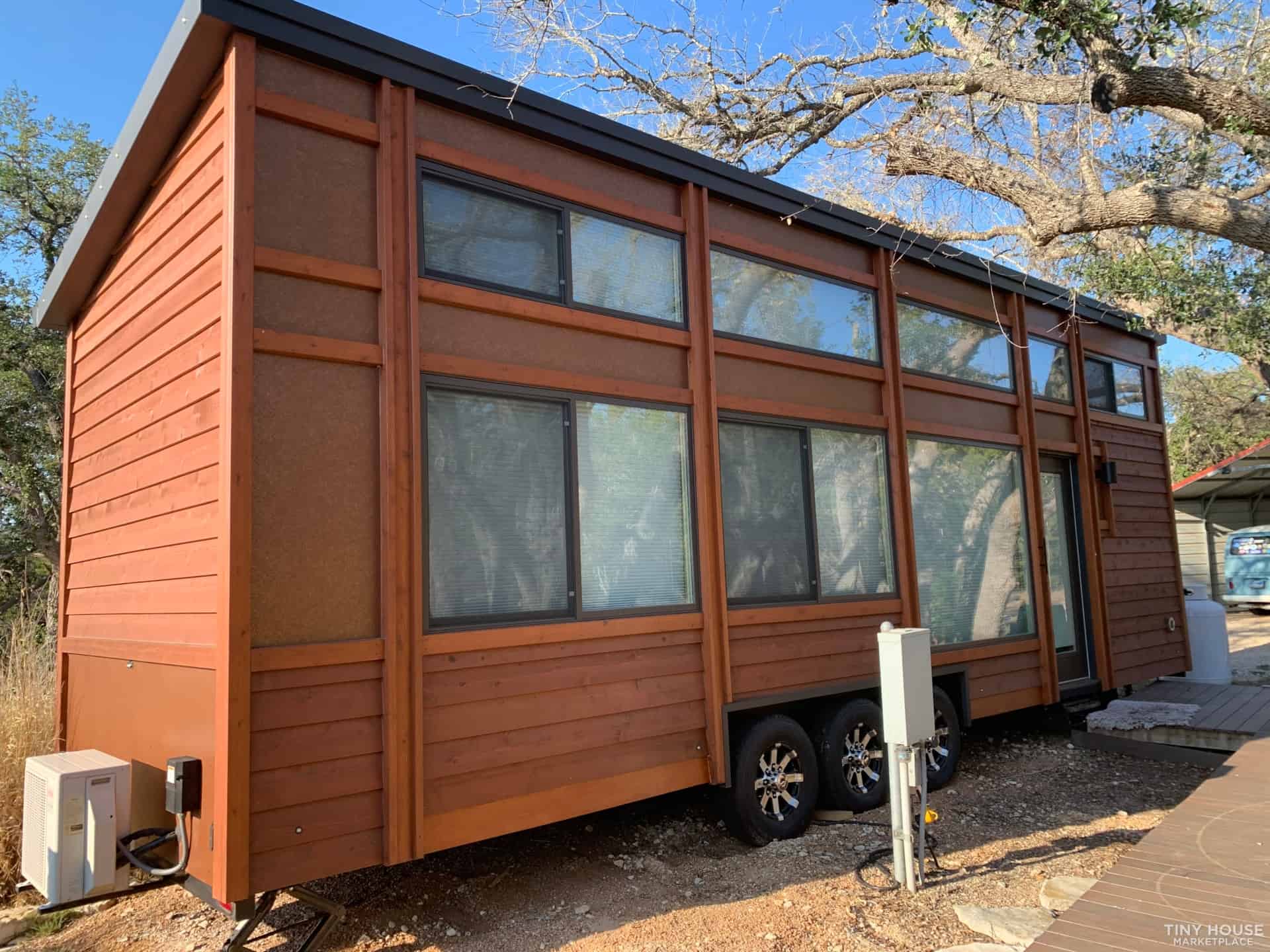 Tiny House with Large Windows for Sale