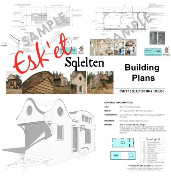 Esk'et Tiny House Building Plans 001