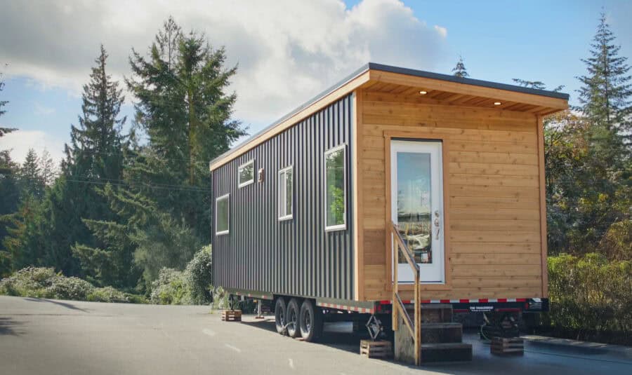 Barred Owl tiny house exterior by Rewild Homes