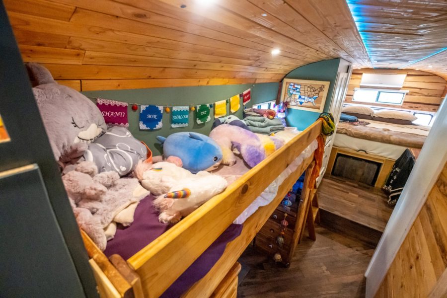Family-Friendly Skoolie Conversion w Raised Roof For Sale. 13
