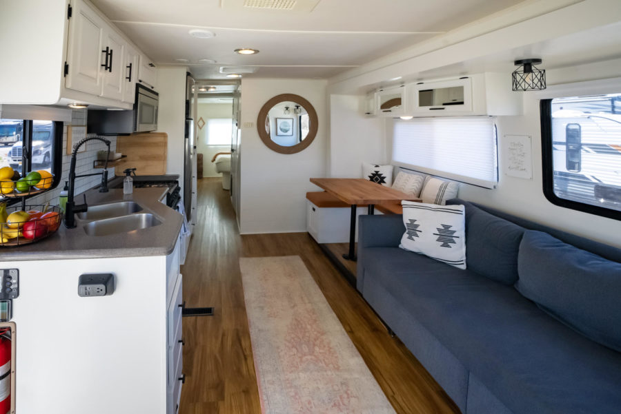 Family of 5 Living Debt Free in Renovated RV