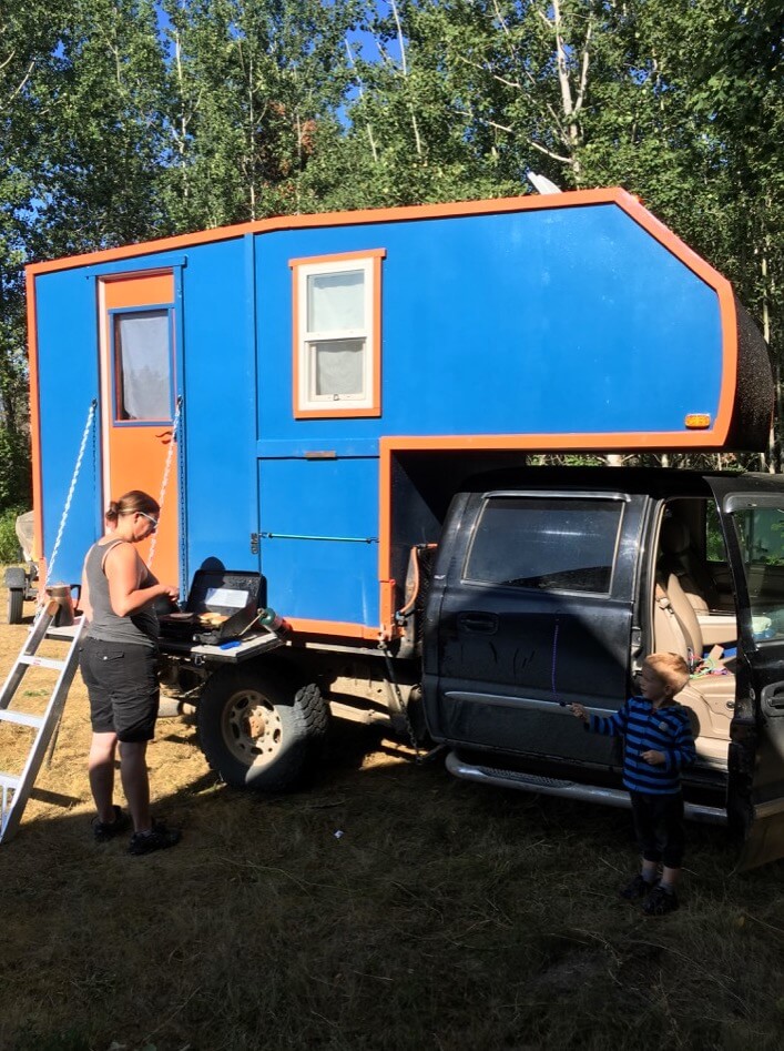 Family of 5s DIY Truck Cabin