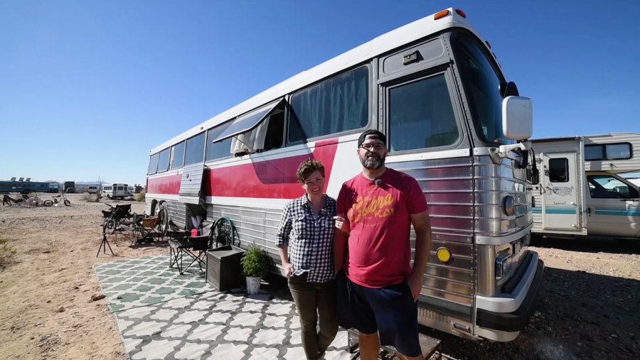 Family of 8 People 3 Dogs And A Snake Living In A DIY Bus Conversion via Tiny Home Tours YouTube 001