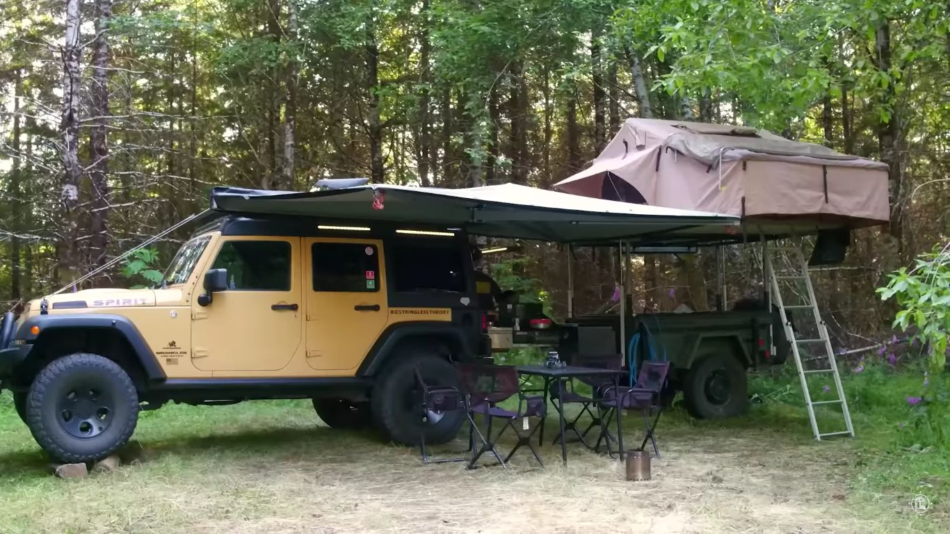 Family of Four Living Full Time in their Jeep Camper