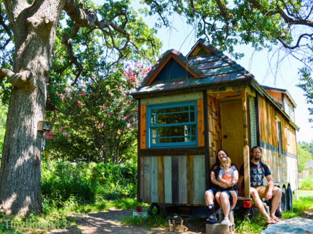 Family of Three’s Adventure Tiny House on Wheels 0032