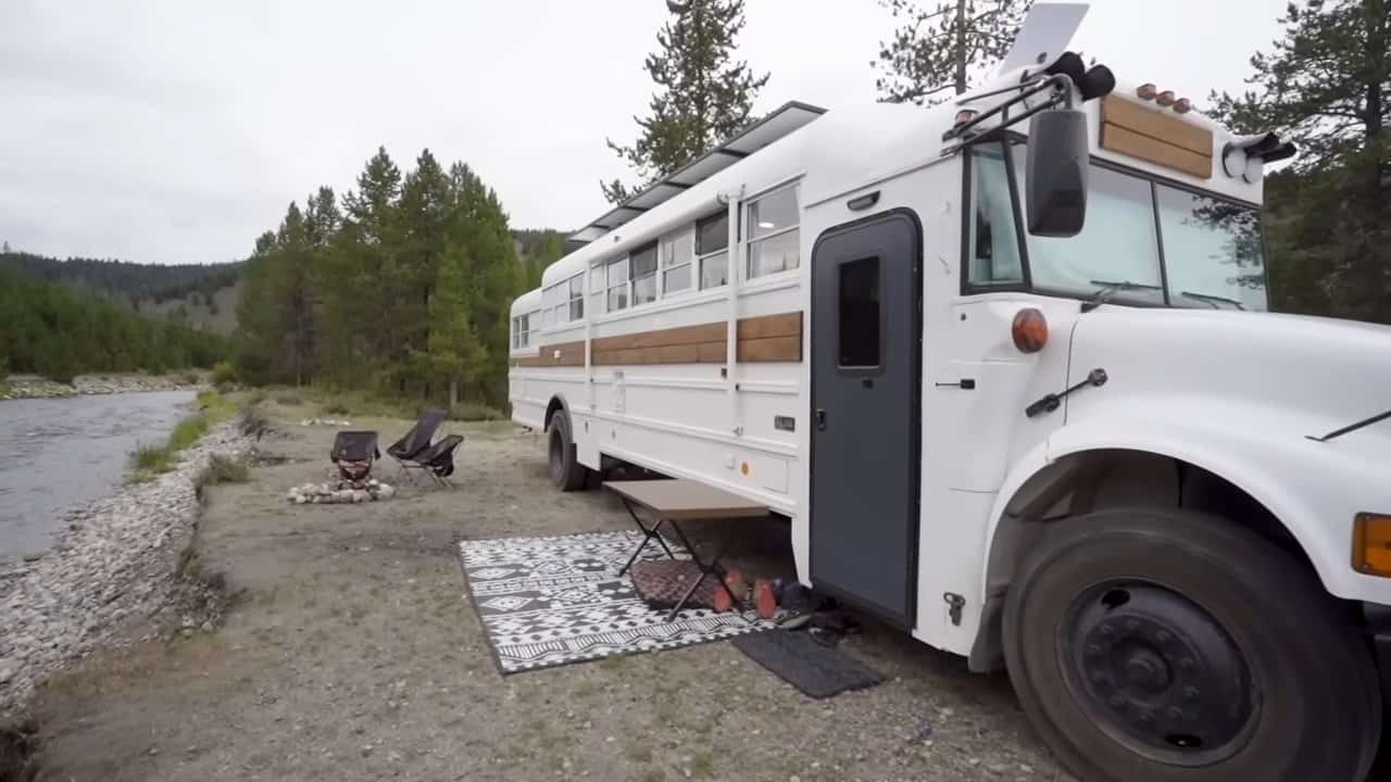 Tiny House on Wheels by the River