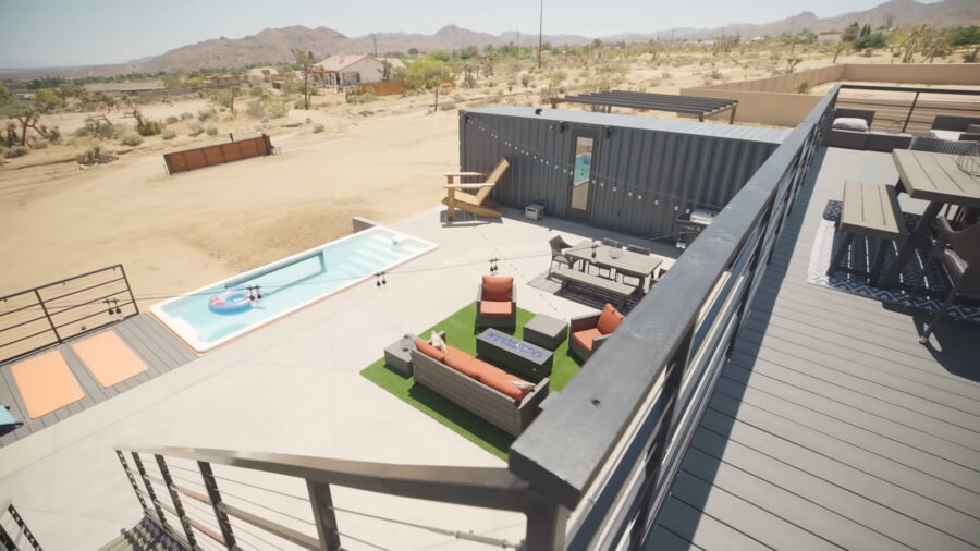 Family’s 3-Container Vacation Home w: Bonus Container Pool 3