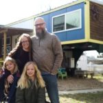 Family’s Three Bedroom DIY Tiny Home w Catio