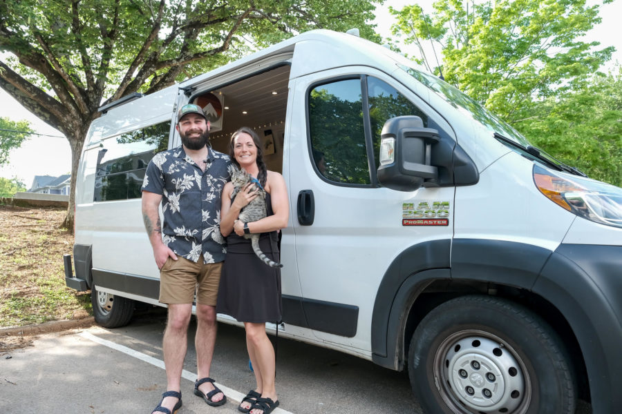 Financially Free in Their Van Conversion 3