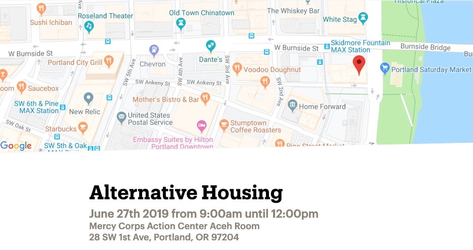 Find YOUR Alternative Housing event in Portland with Dee Williams