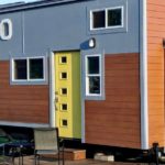 Flight Attendant Theme Tiny House Vacation in Waldport Oregon at Tiny Tranquility 001