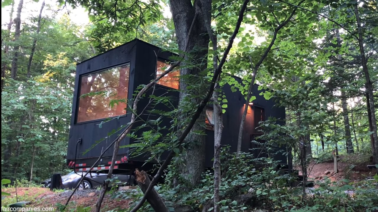 How they ended up building dozens of tiny cabins…