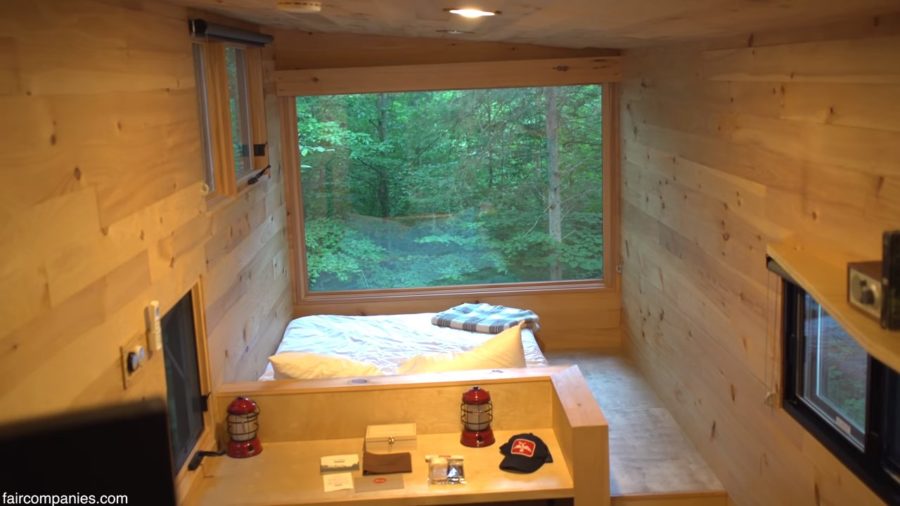 Friends build dozens of tiny houses in the Virginia woods via Kirsten Dirksen YouTube 002
