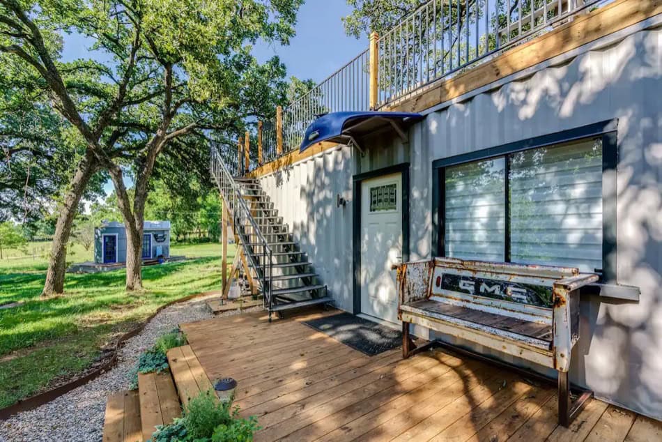Tiny House with Shipping Container Design in Keller, Texas