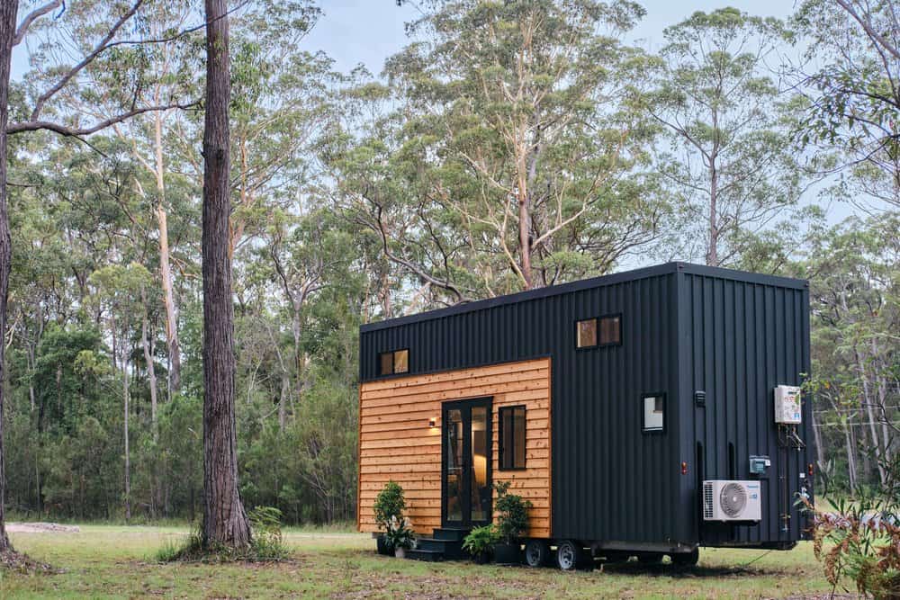 Tiny House with Slide-Out Living Room