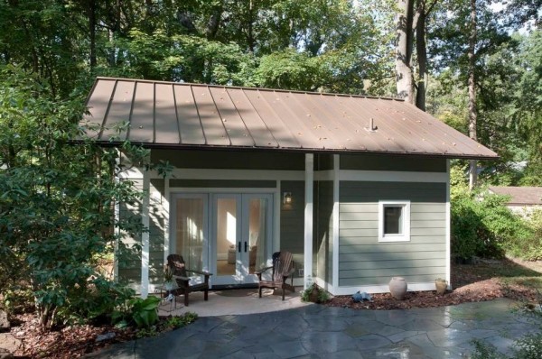 Garage Converted into 340 Sq. Ft. Tiny Cottage 001
