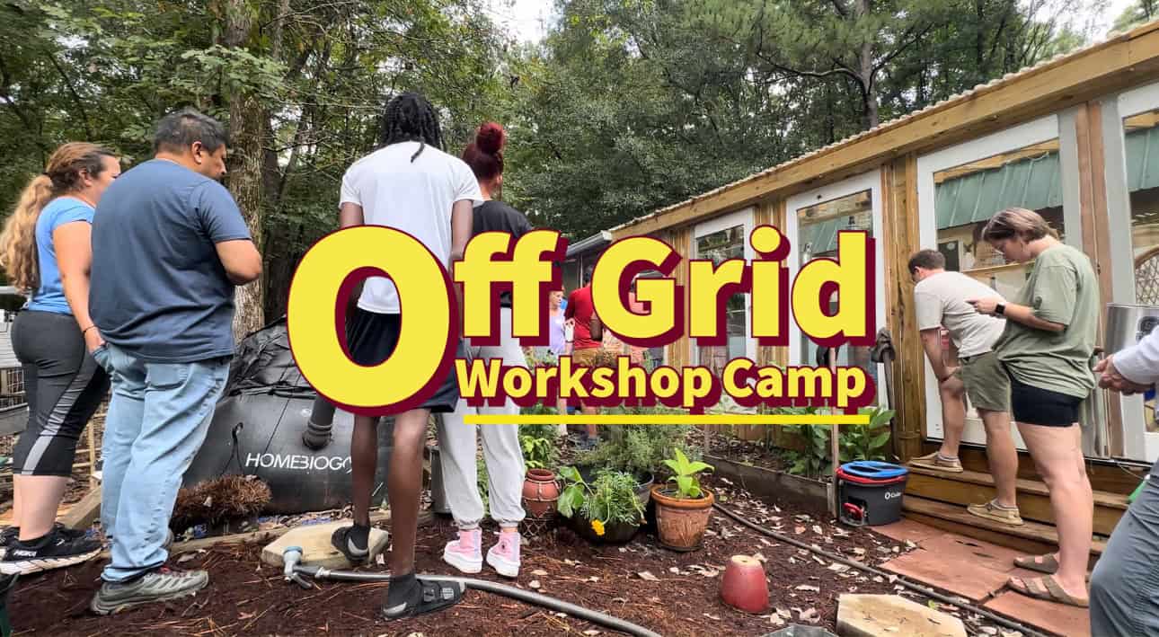 Tiny House Workshop – Off Grid Camp