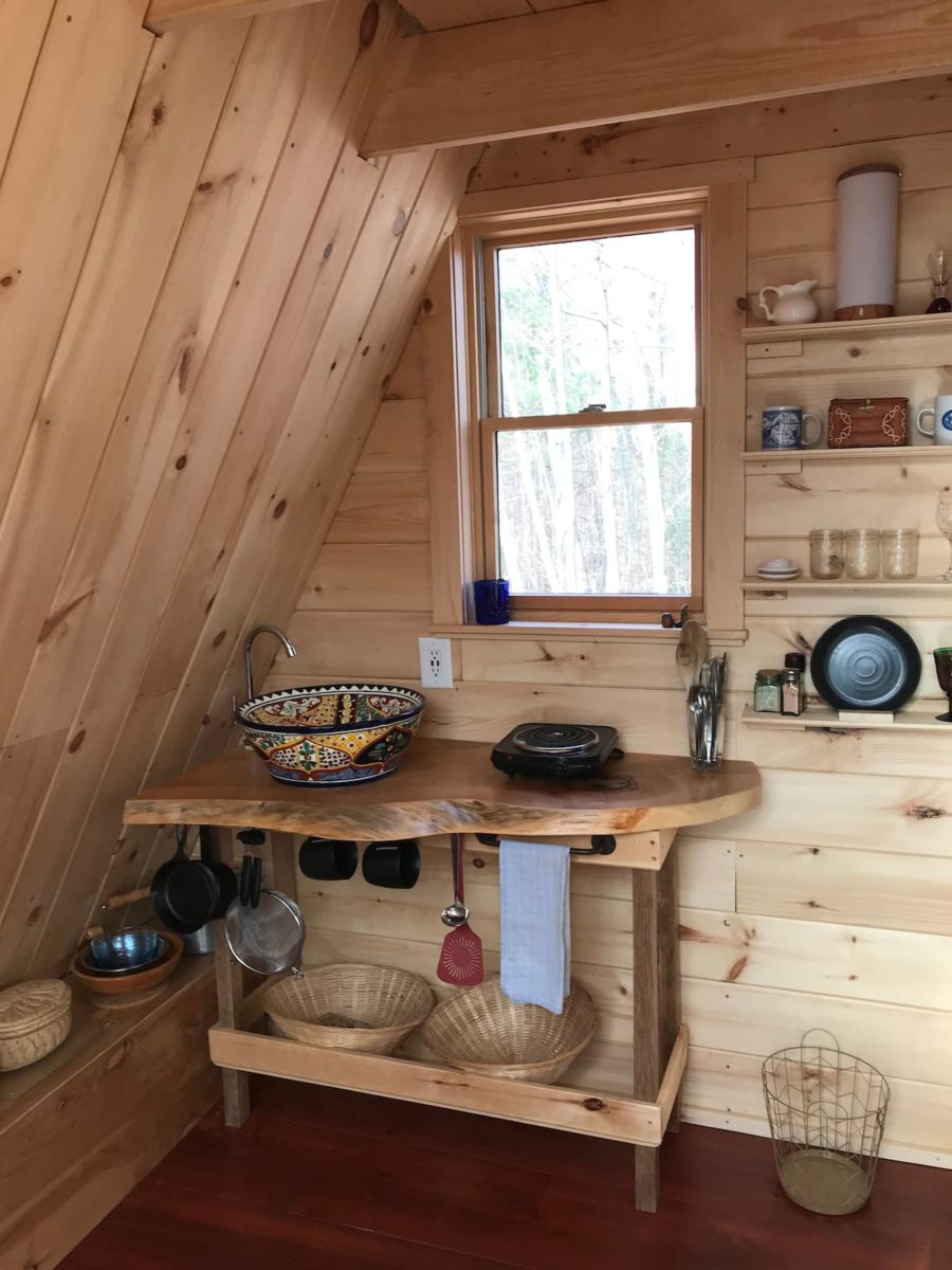 Gframe Cabin w Wood Fired Sauna 17