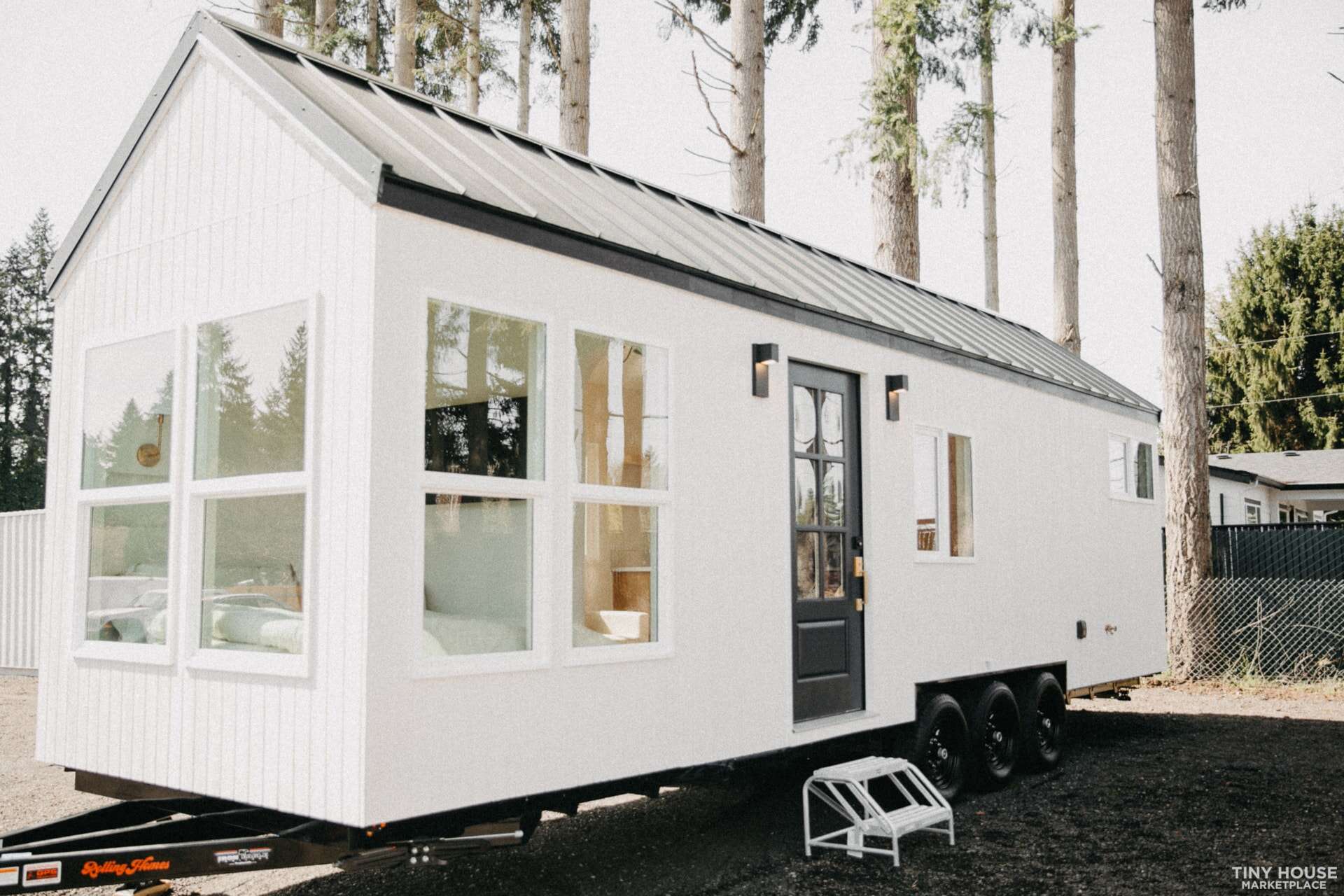 Tiny House with Arches & First Floor Bedroom