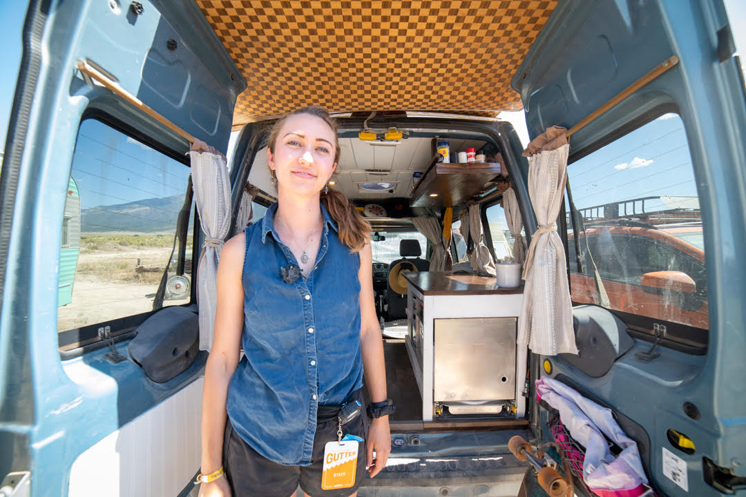 Grad Student’s Ford Transit Connect w Pull Out Kitchen 2