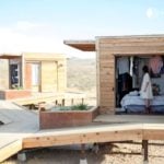 Group of Three Tiny Cabins in the Mojave Desert 001