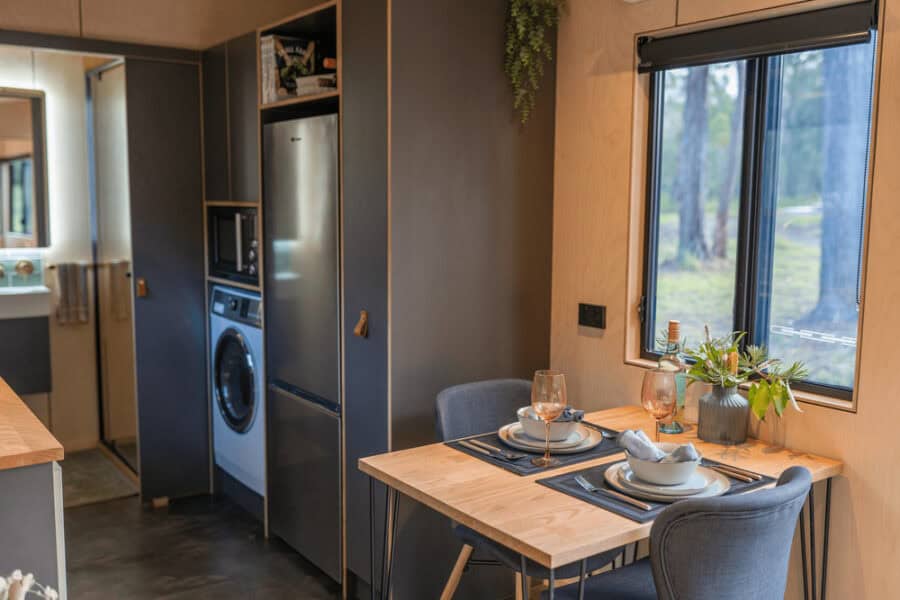 Tiny House Interior - Modern Small Space Living.