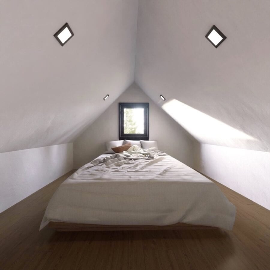 Havhytter cabin bedroom