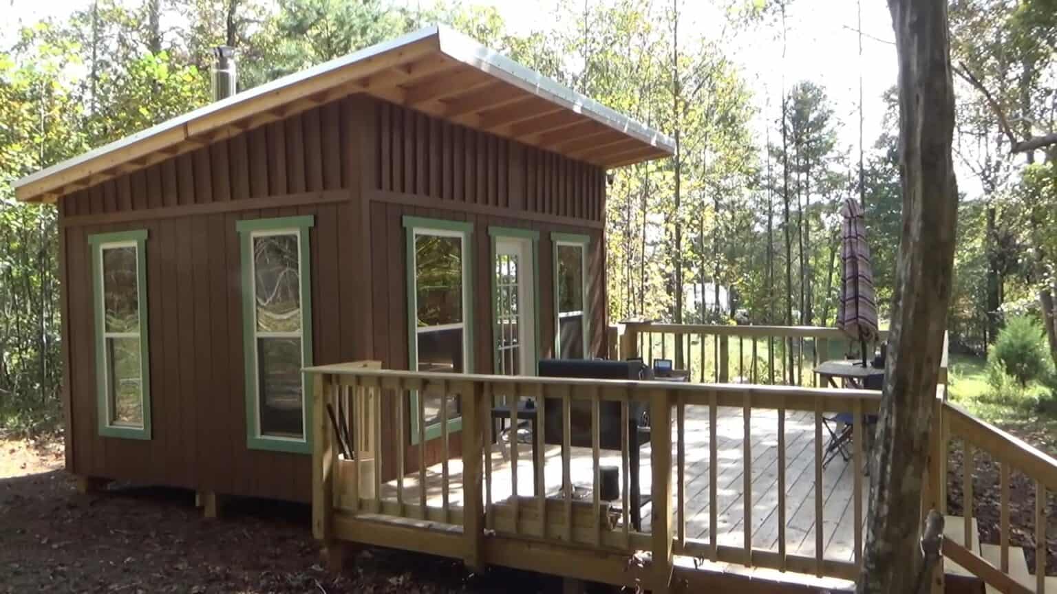He Built an Off-Grid Cabin with Hand Tools