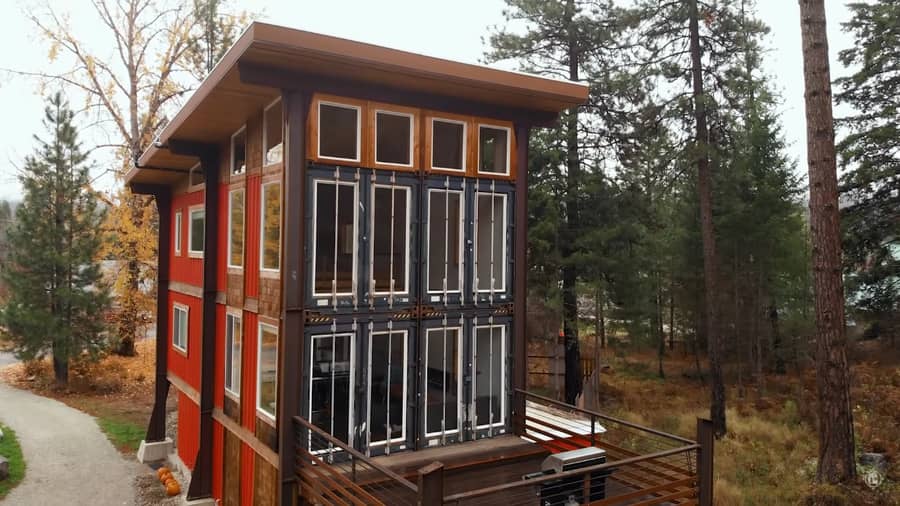 He Took 5 Shipping Containers and Created This!