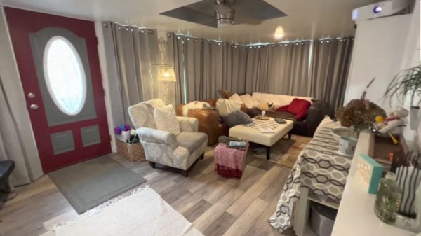 Her 10×32 THOW with Sunroom