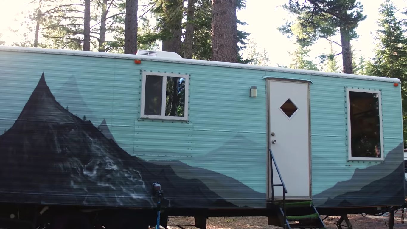 Her $6K Railroad Trailer Tiny Home 3