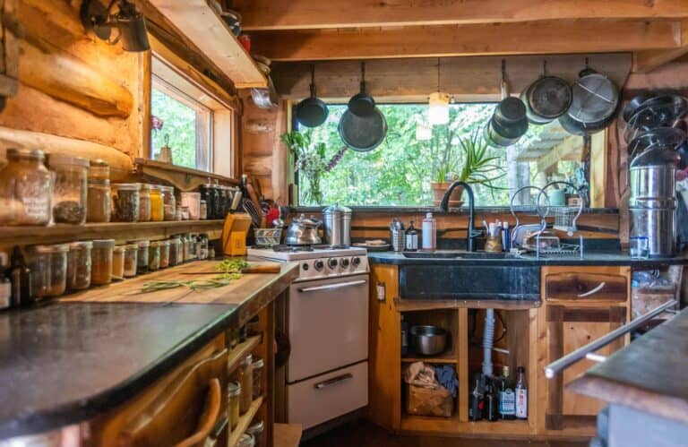 Her Hand-Built Log Cabin & Building Workshops