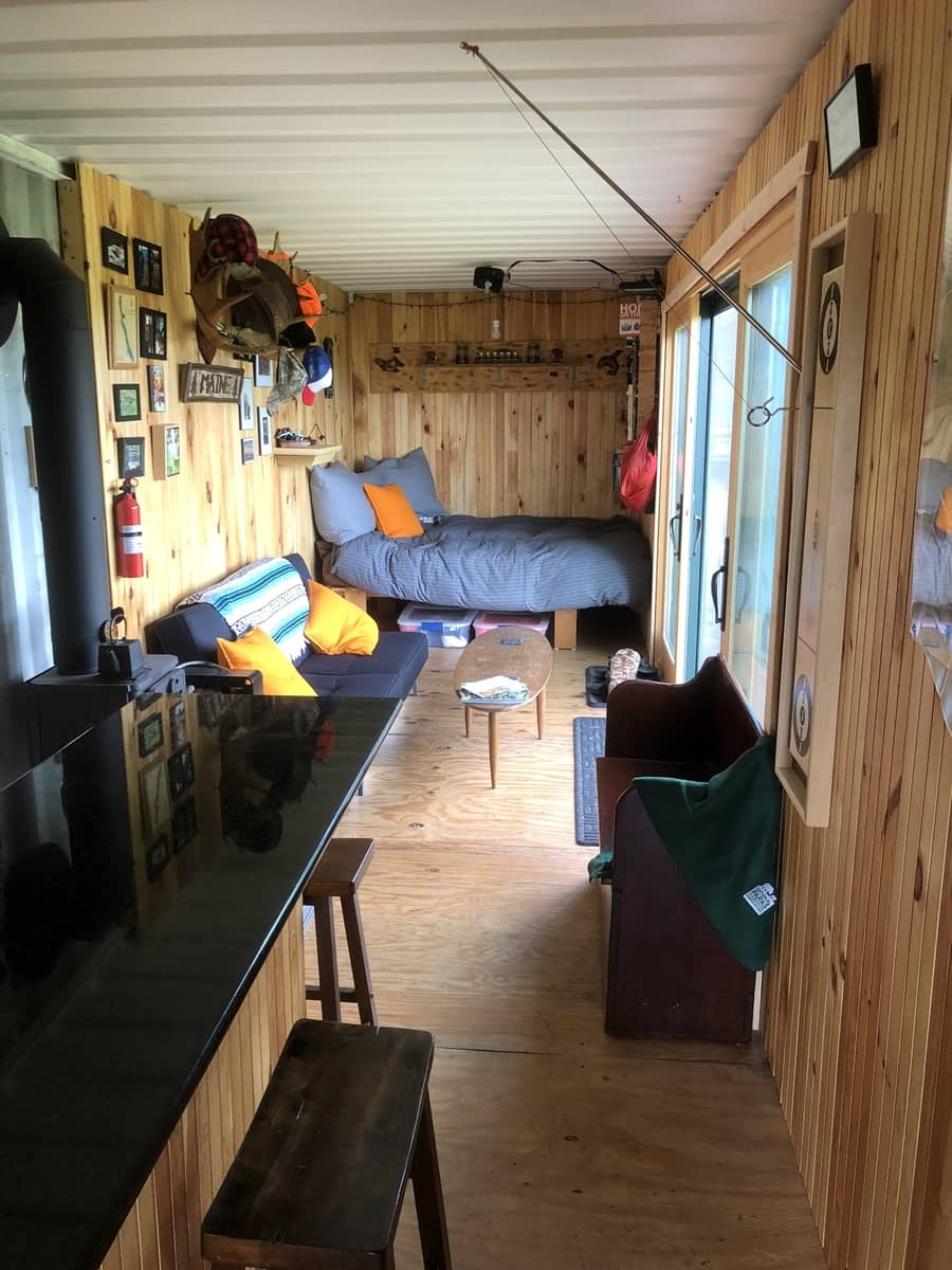 Her Off-Grid Container Condo in Maine 2