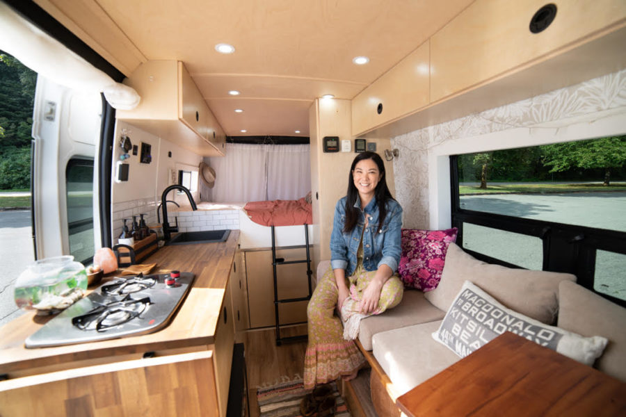 Her Safety-First Stationary Van Home 2