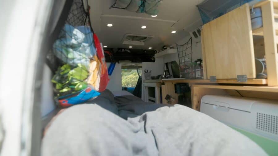 Her Under-$10K Van Conversion 33