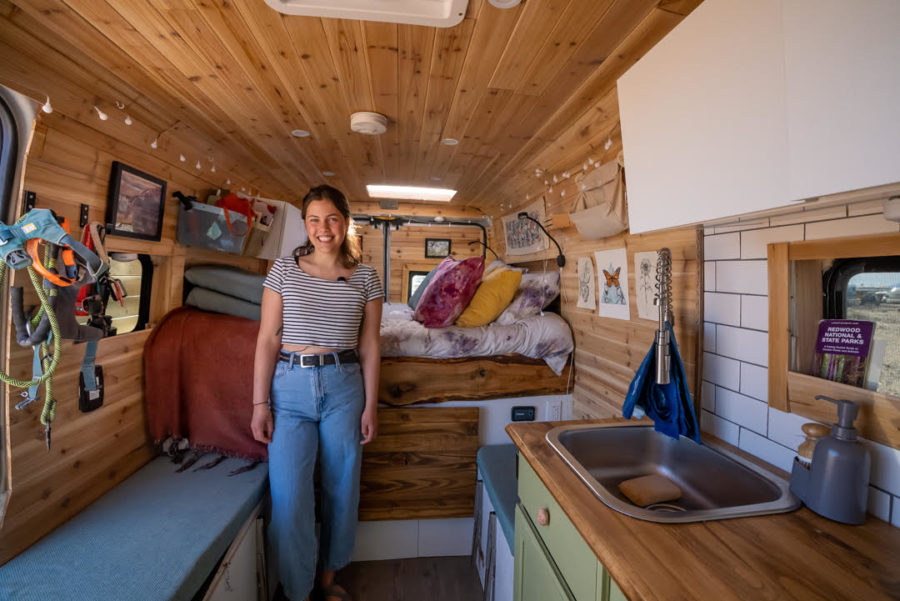 Her Van with a Skylight & Lazy Susan 3