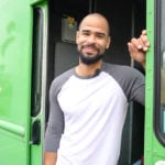 His Bright Green Truck Home w Shower and Murphy Bed! 2
