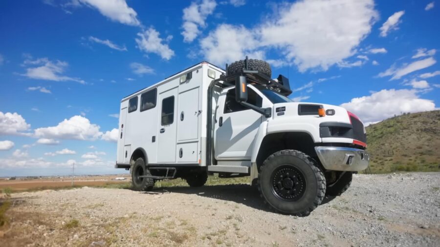 His Epic Yellowstone 4×4 DIY Ambulance