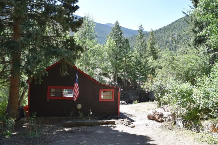 Historic Tiny Cabin on a Creek in Georgetown Colorado The Cricket via Robin-Airbnb 0011