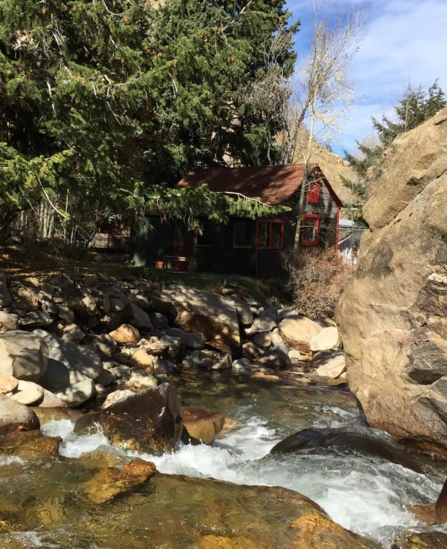 Historic Tiny Cabin on a Creek in Georgetown Colorado The Cricket via Robin-Airbnb 0012