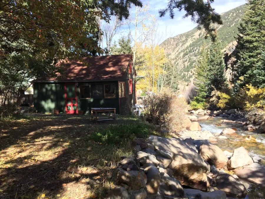 Historic Tiny Cabin on a Creek in Georgetown Colorado The Cricket via Robin-Airbnb 0013