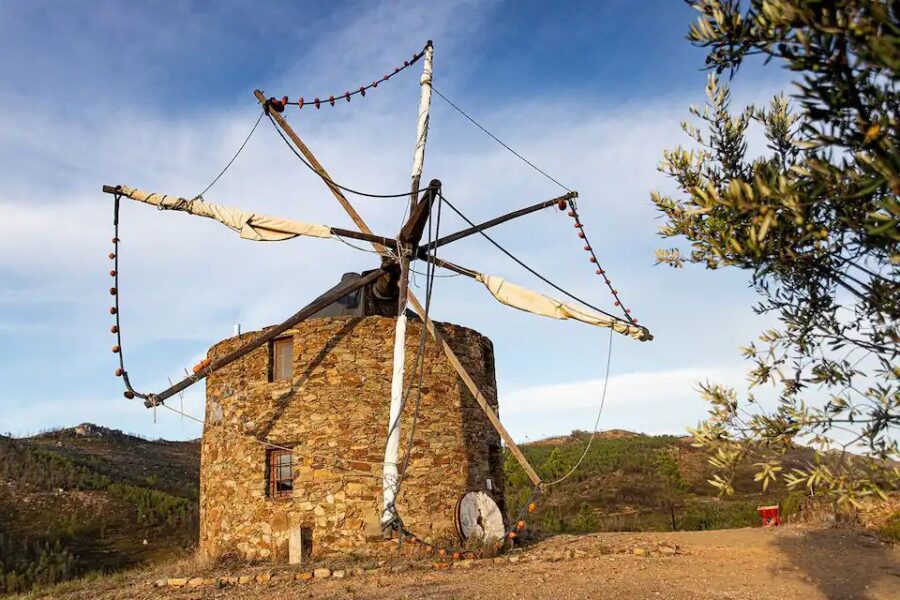 Historical Stone Windmill Cottage in Portugal