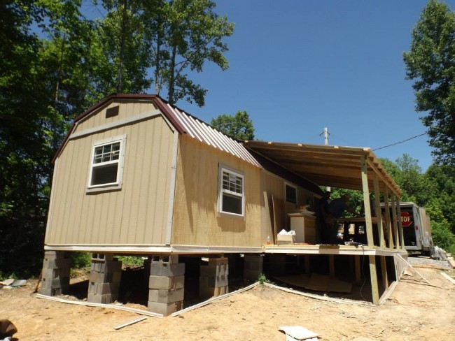 Homeless 83-year-old Widow Gets Barn Tiny Home