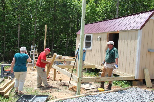 Homeless 83-year-old Widow Gets Barn Tiny Home