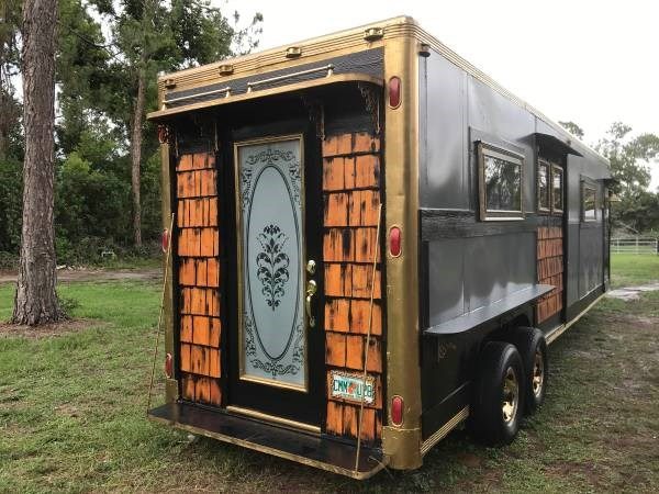 Horse Trailer Converted into Tiny Home 0021