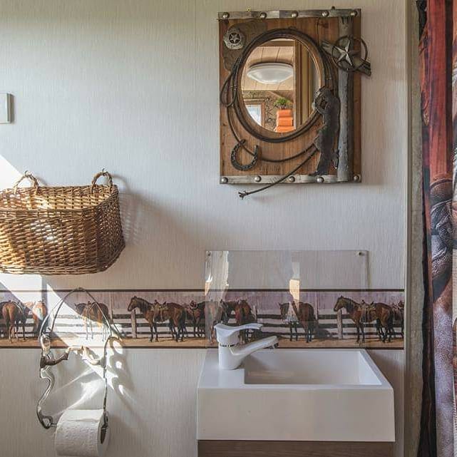 The Beautiful Bathroom in her Tiny House