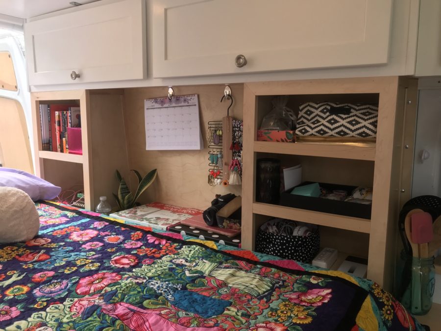How she turned her van into an 80-square-foot rolling tiny home