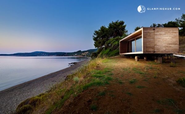 Incredible 365-Square-Foot Tiny House on Wheels with Direct Ocean Views in Greece